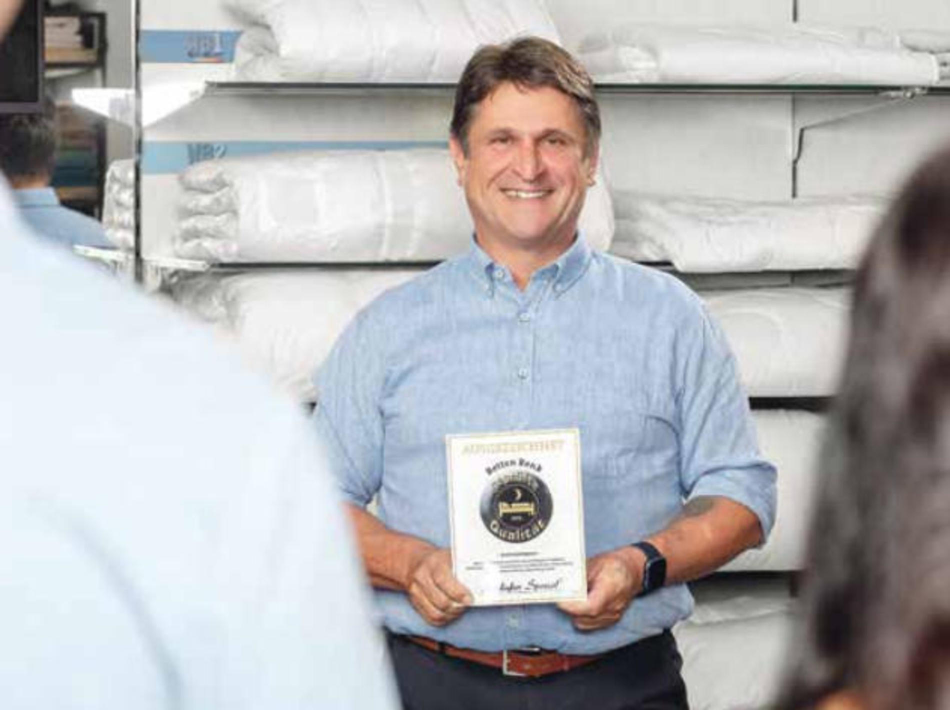 Marc-Andreas Renk, diplomierter Schlafberater sowie Qualitätsberater TÜV der Swiss Bedding Academy